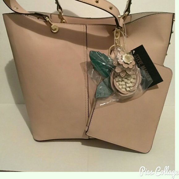 Steve Madden Purse with Charm & Wristlet - NWT - Picture 5 of 5